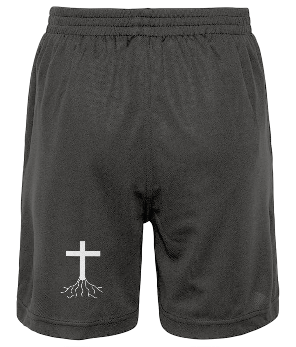 Rooted logo Men's sport shorts