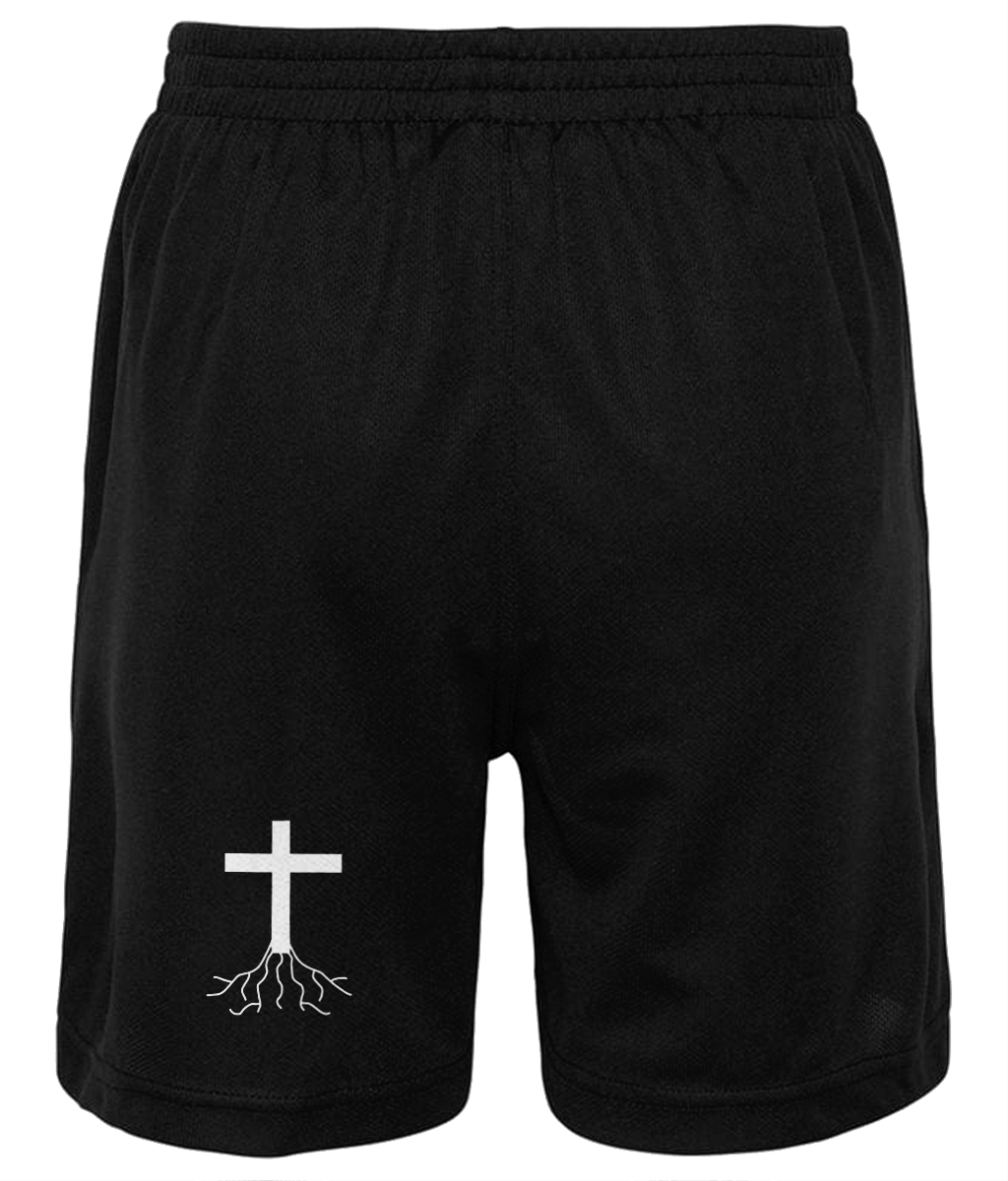 Rooted logo Men's sport shorts