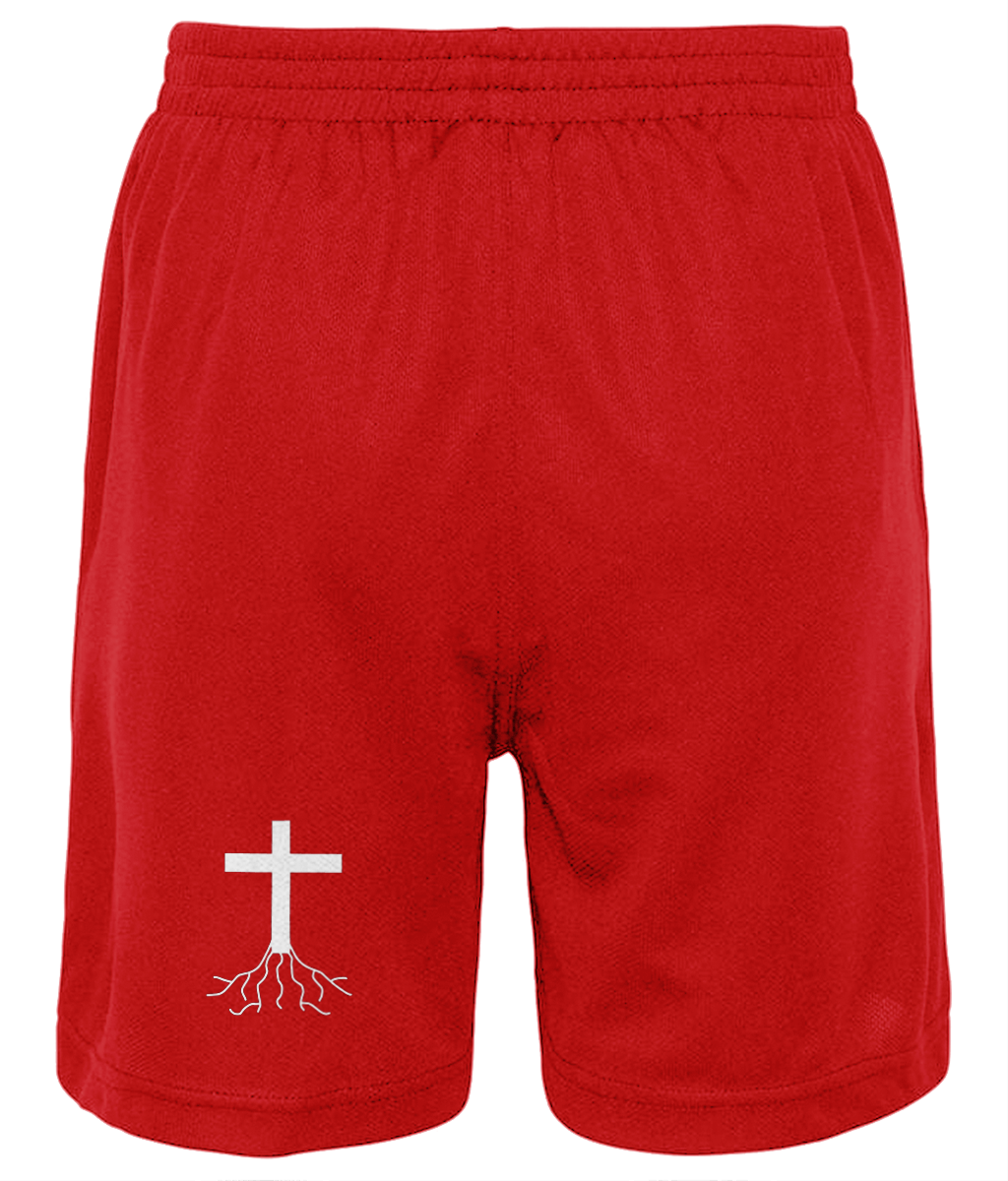 Rooted logo Men's sport shorts