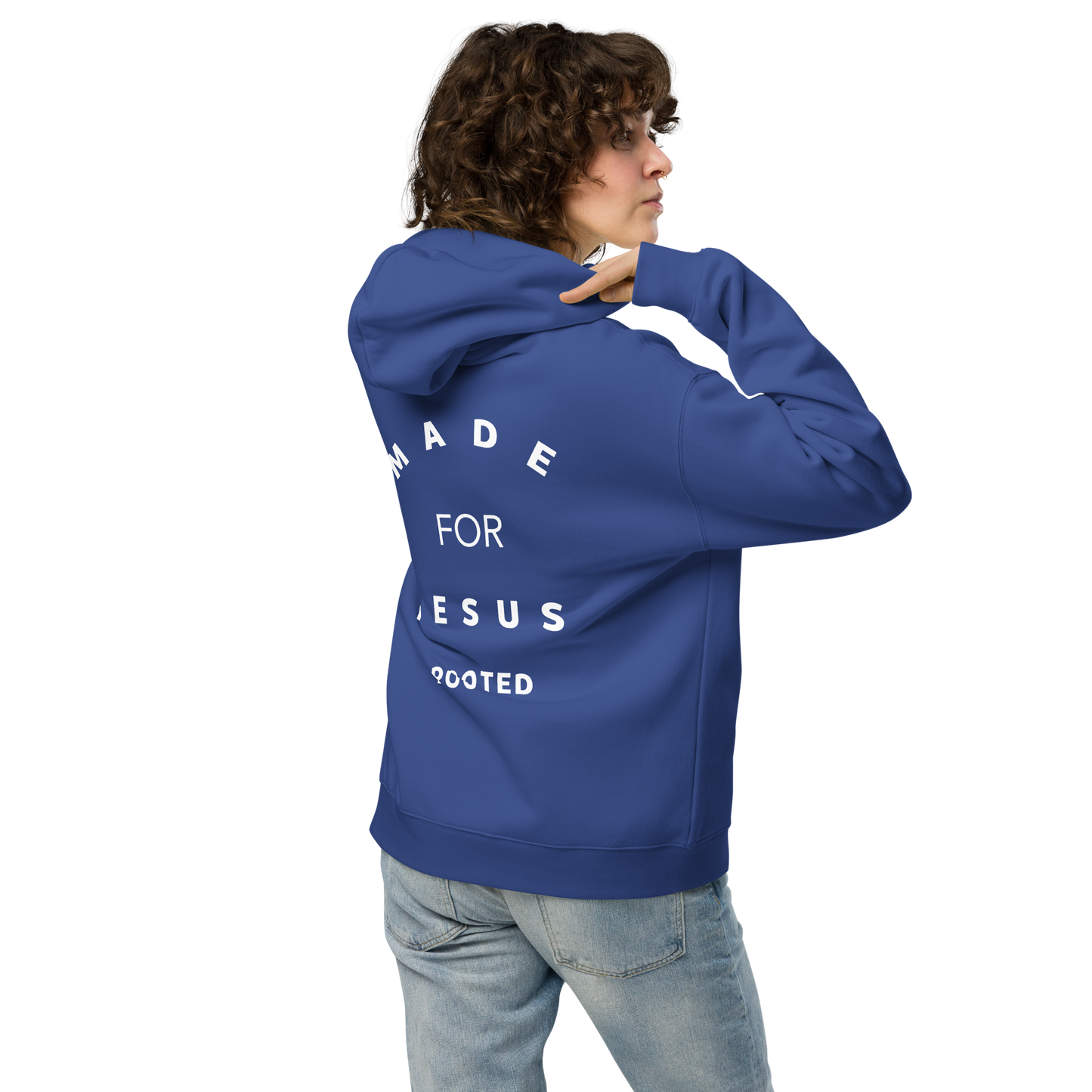 Made for Jesus oversized unisex hoodie